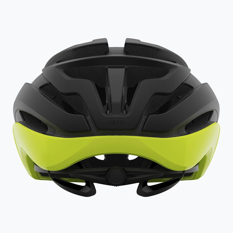 Шолом велосипедний Giro Cielo MIPS matte black/highlight yellow 3