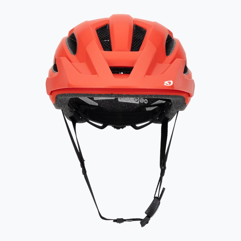 Шолом велосипедний дитячий Giro Fixture II Integrated MIPS matte red fade 2