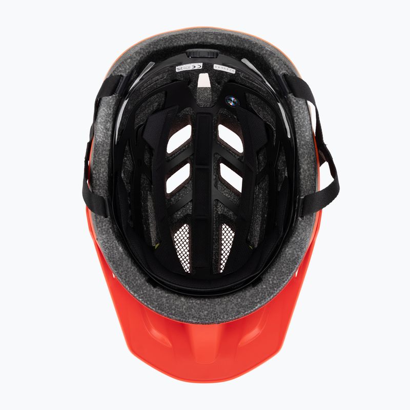 Шолом велосипедний дитячий Giro Fixture II Integrated MIPS matte red fade 5