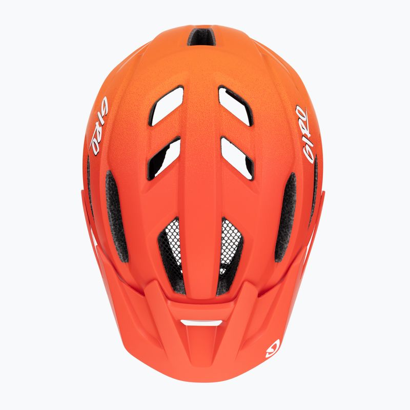 Шолом велосипедний дитячий Giro Fixture II Integrated MIPS matte red fade 6