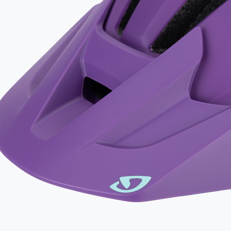 Шолом велосипедний дитячий Giro Fixture II Integrated MIPS matte purple ripple 7