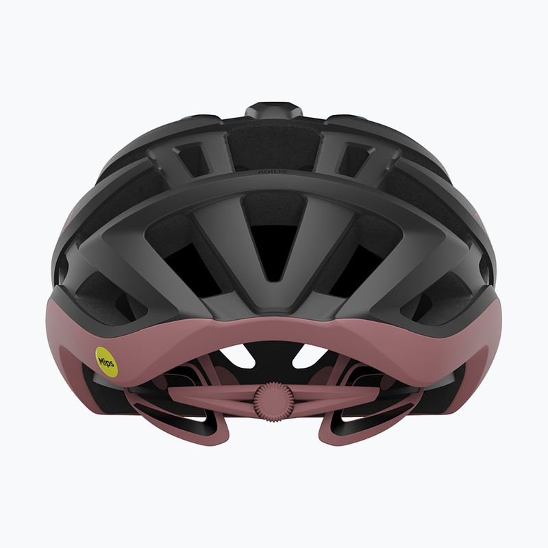 Шолом велосипедний Giro Agilis Integrated MIPS matte metallic coal/dusty rose 3