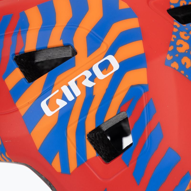 Шолом велосипедний дитячий Giro Scamp II Jr matte red animal 8