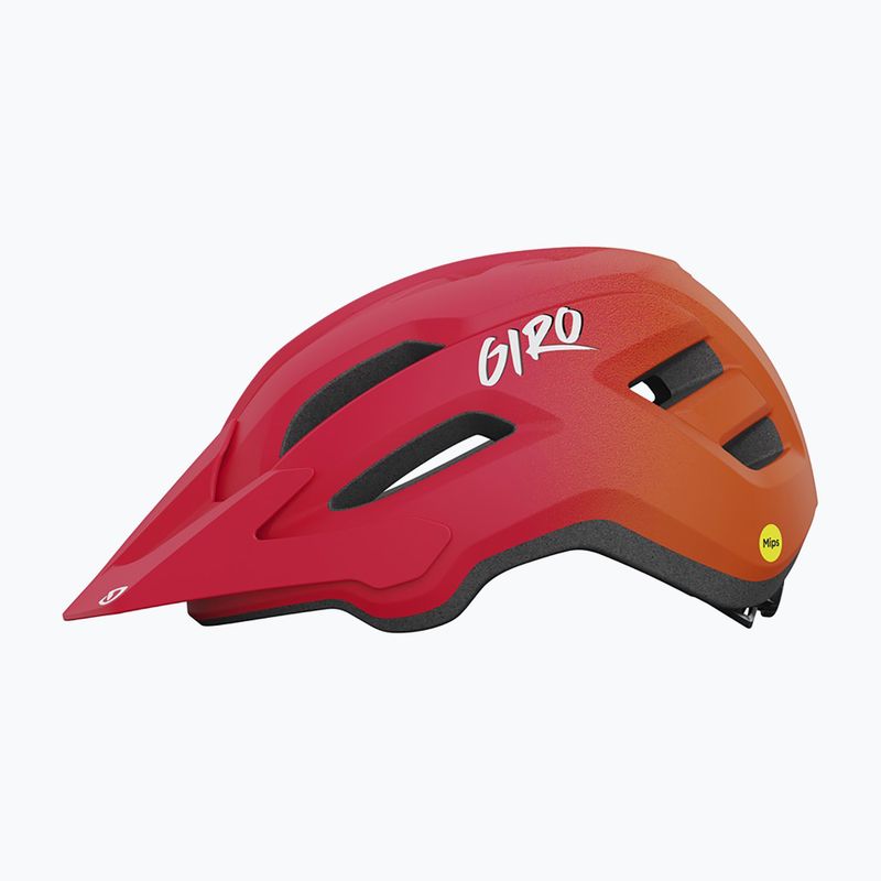 Шолом велосипедний дитячий Giro Fixture II matte red fade 2