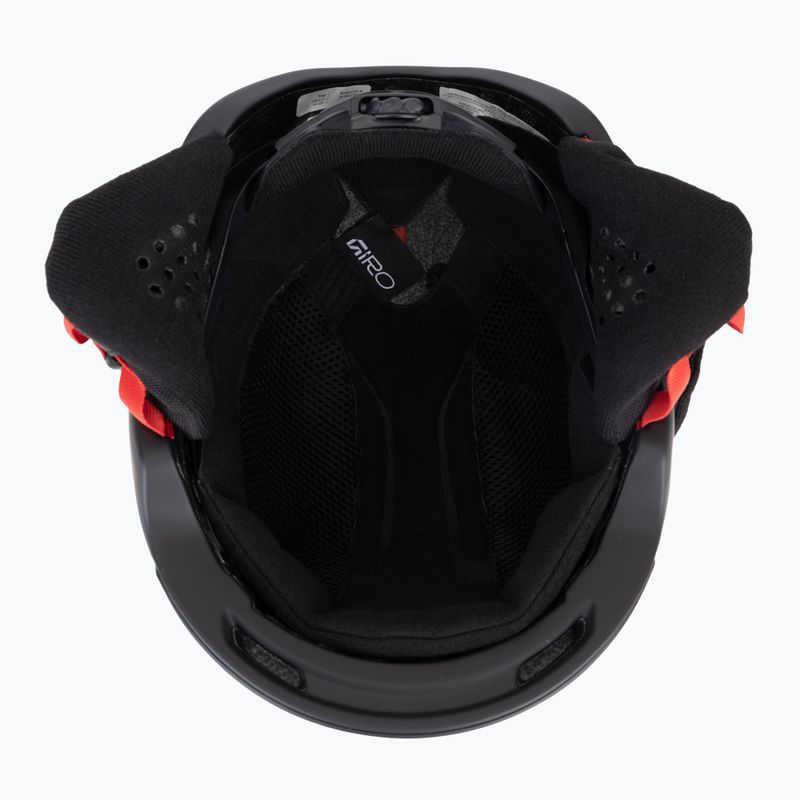 Шолом гірськолижний Giro Neo matte black red 5