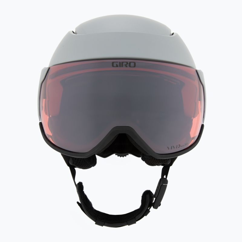 Шолом гірськолижний Giro Orbit Spherical Mips matte light grey/vivid onyx 2