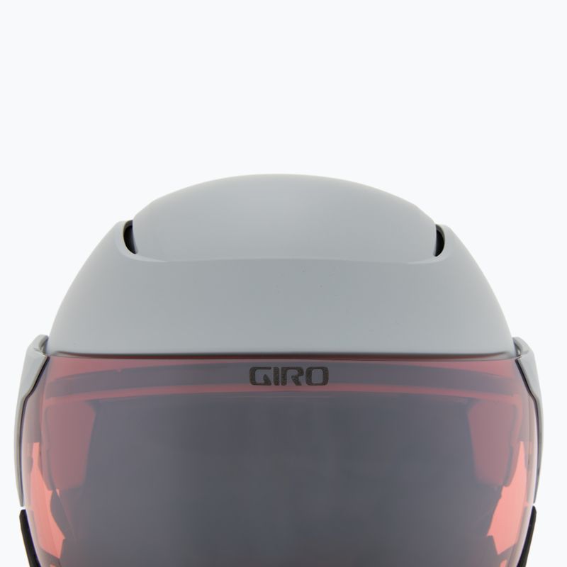 Шолом гірськолижний Giro Orbit Spherical Mips matte light grey/vivid onyx 7