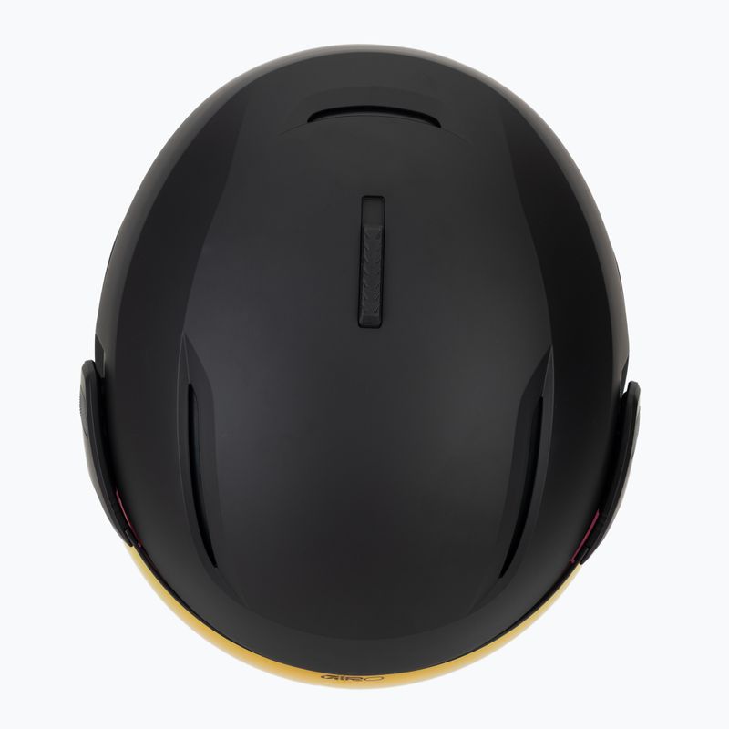 Шолом гірськолижний Giro Orbit Spherical Mips matte black/vivid ember 6