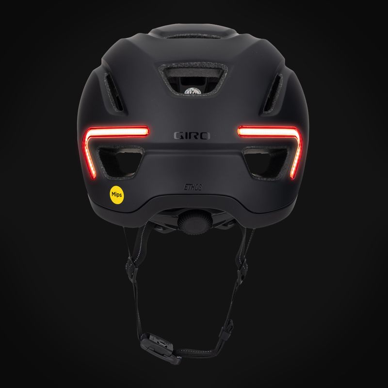 Шолом велосипедний Giro Ethos Integrated MIPS LED matte black 8