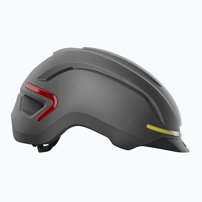 Шолом велосипедний Giro Ethos Integrated MIPS LED matte graphite 3