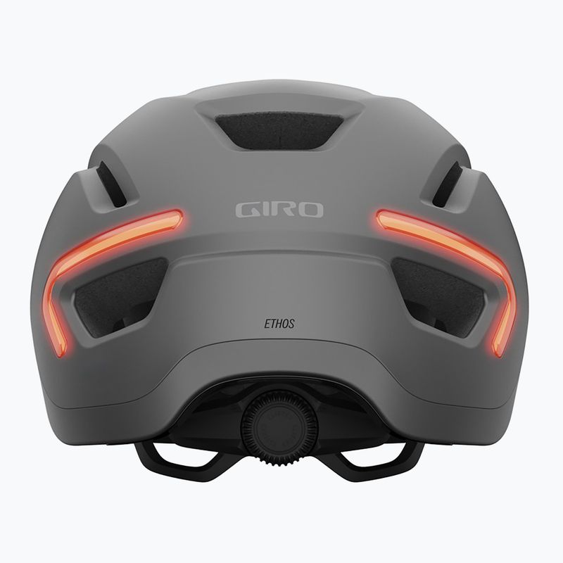 Шолом велосипедний Giro Ethos Integrated MIPS LED matte graphite 4
