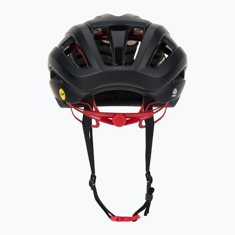 Шолом велосипедний Giro Aries Spherical MIPS matte carbon red 3
