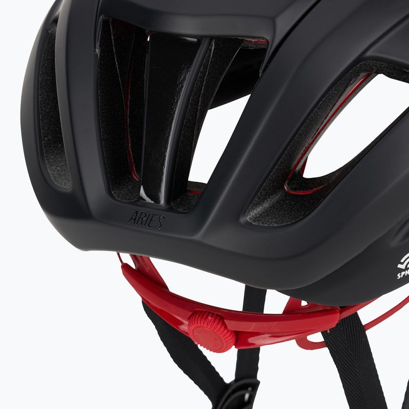 Шолом велосипедний Giro Aries Spherical MIPS matte carbon red 7