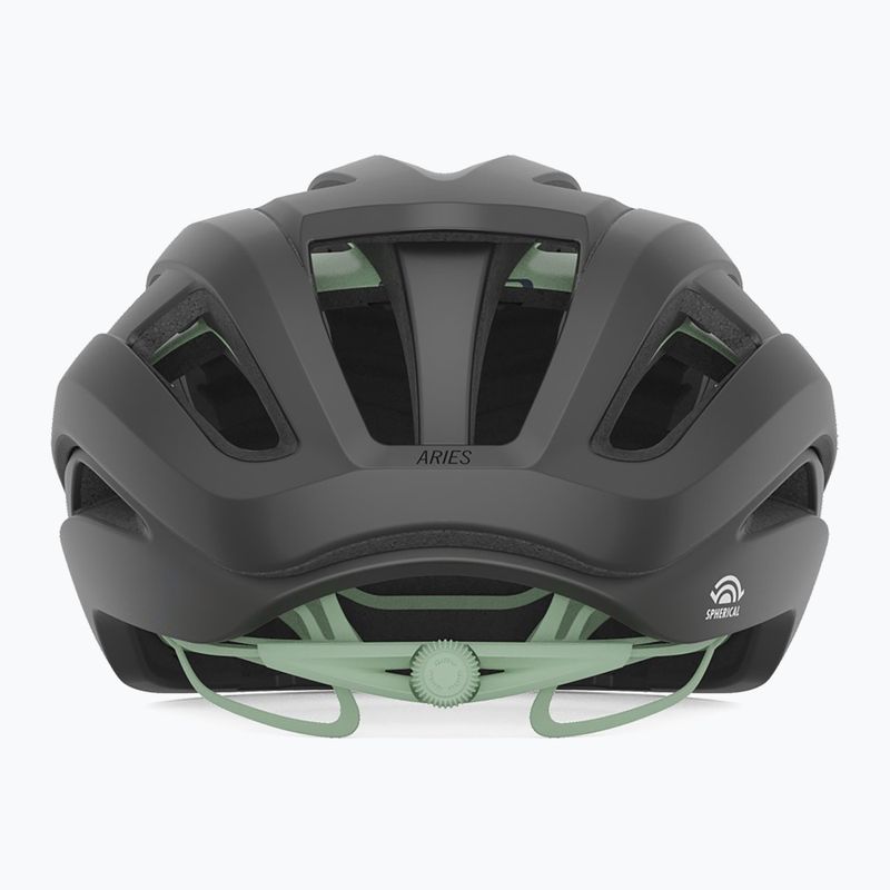 Шолом велосипедний Giro Aries Spherical MIPS matte coal/space green 3