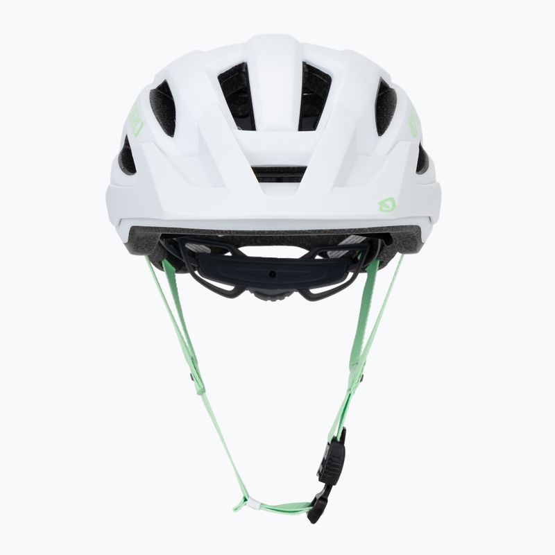Шолом велосипедний Giro Fixture II Integrated MIPS W matte white/green pearl 2