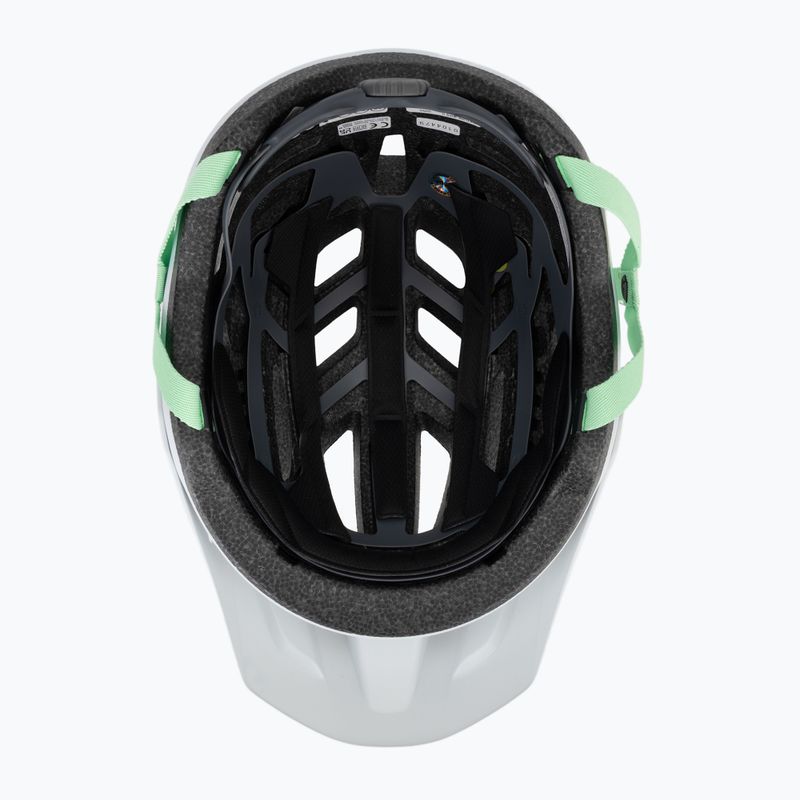 Шолом велосипедний Giro Fixture II Integrated MIPS W matte white/green pearl 5