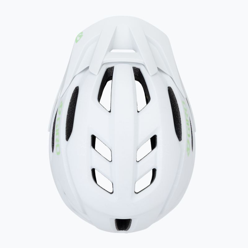 Шолом велосипедний Giro Fixture II Integrated MIPS W matte white/green pearl 6