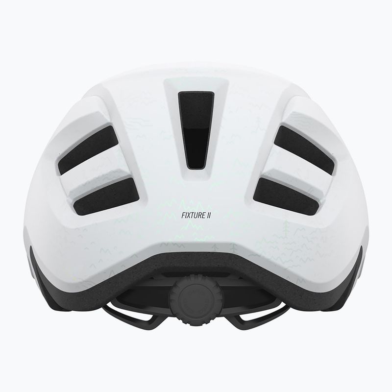 Шолом велосипедний Giro Fixture II Integrated MIPS W matte white/green pearl 3