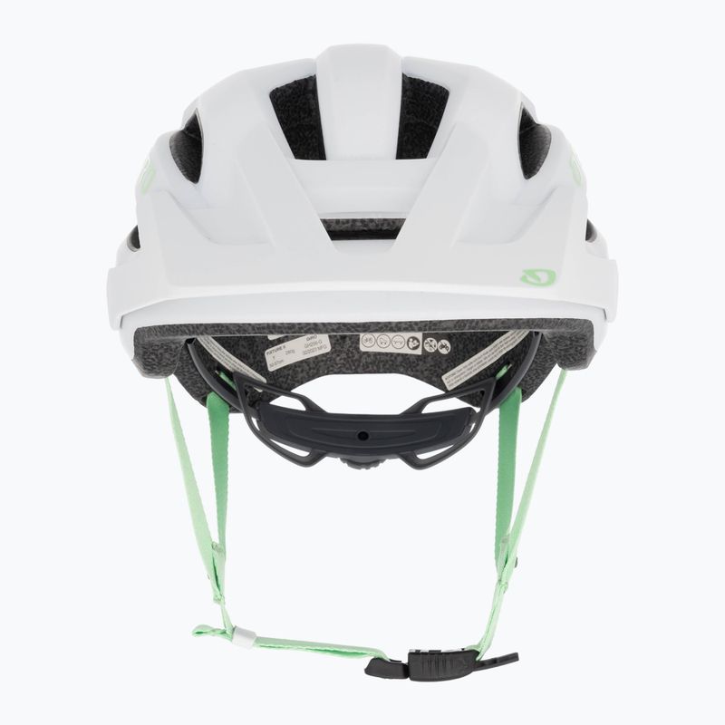 Шолом велосипедний жіночий Giro Fixture II W matte white green pearl 2