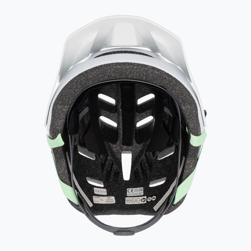 Шолом велосипедний жіночий Giro Fixture II W matte white green pearl 6