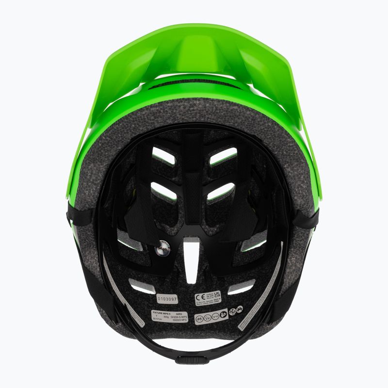 Шолом велосипедний дитячий Giro Fixture II Integrated MIPS matte bright green 6