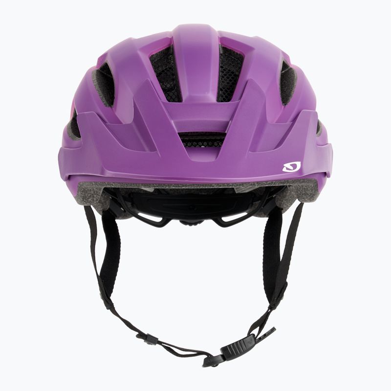 Шолом велосипедний дитячий Giro Fixture II Integrated MIPS matte purple pink 2