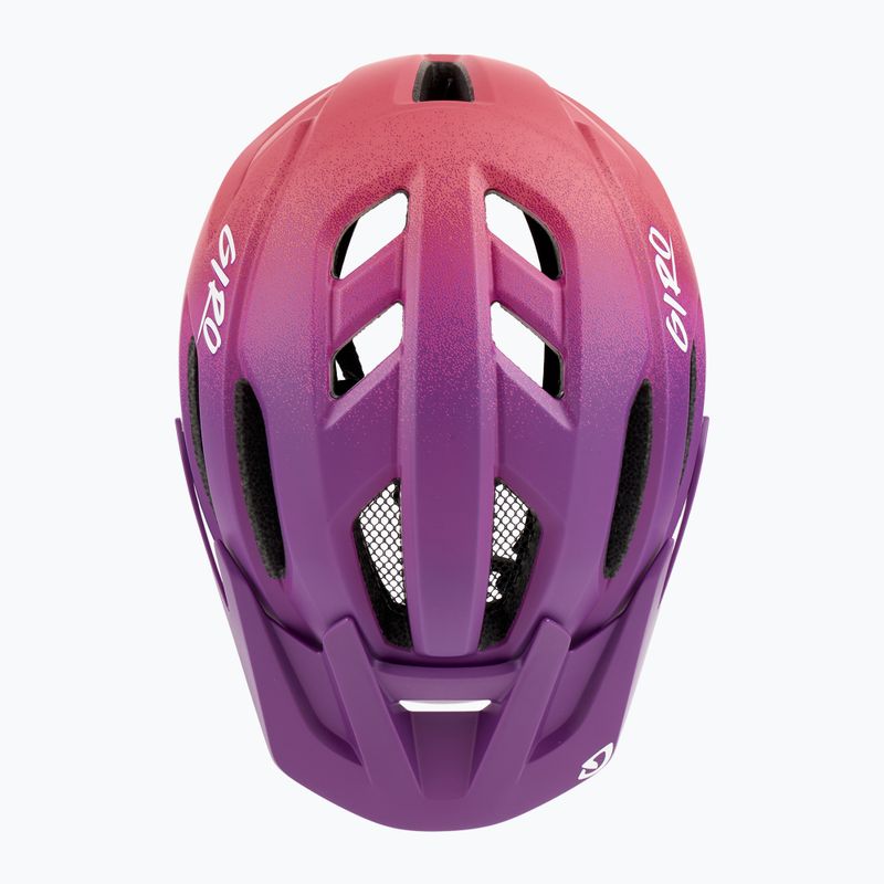 Шолом велосипедний дитячий Giro Fixture II Integrated MIPS matte purple pink 6