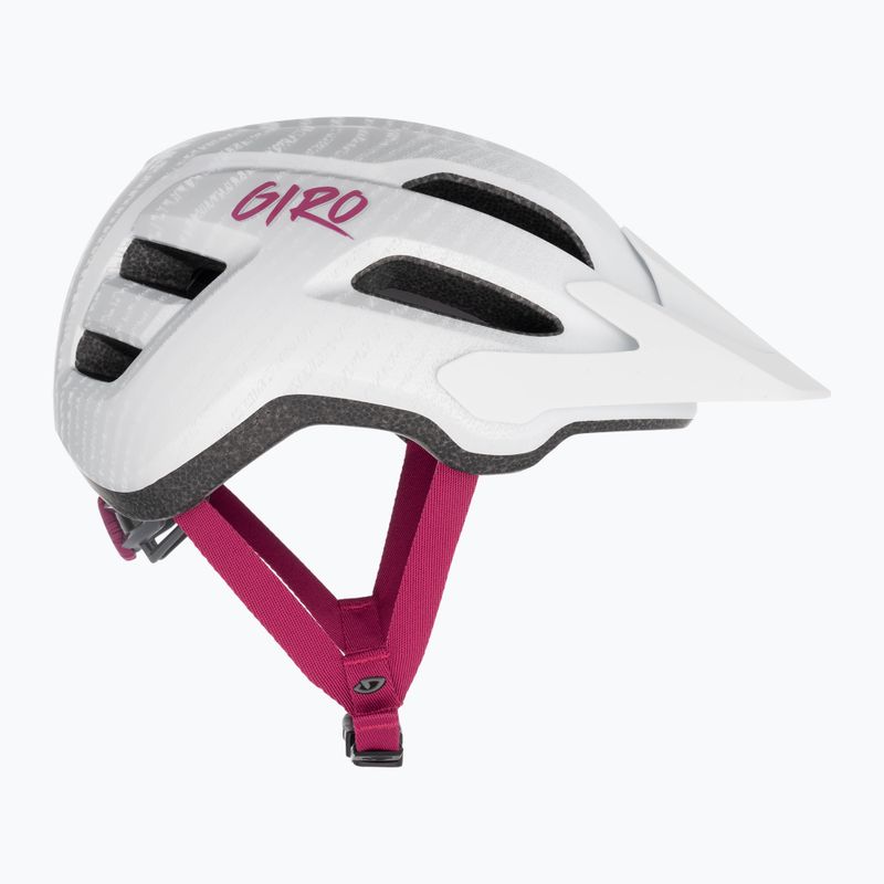 Шолом велосипедний дитячий Giro Fixture II Integrated MIPS matte white pearl white ripple fade 4