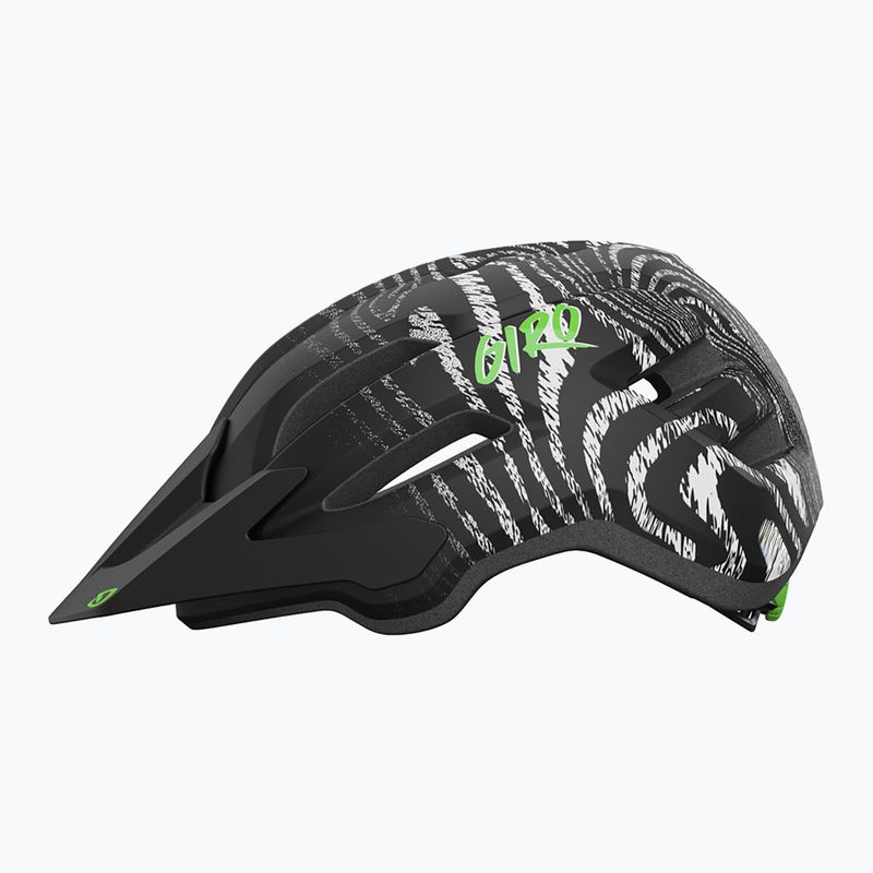 Шолом велосипедний дитячий Giro Fixture II matte black ripple fade 2
