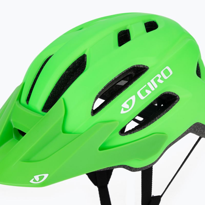 Шолом велосипедний дитячий Giro Fixture II matte bright green 7