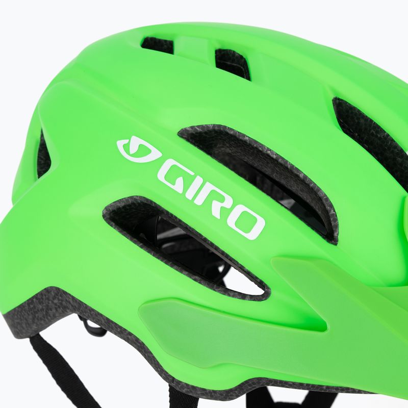 Шолом велосипедний дитячий Giro Fixture II matte bright green 8