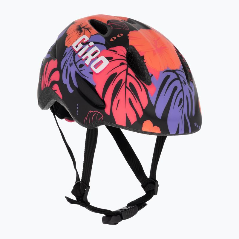 Шолом велосипедний дитячий Giro Scamp Integrated MIPS matte black floral