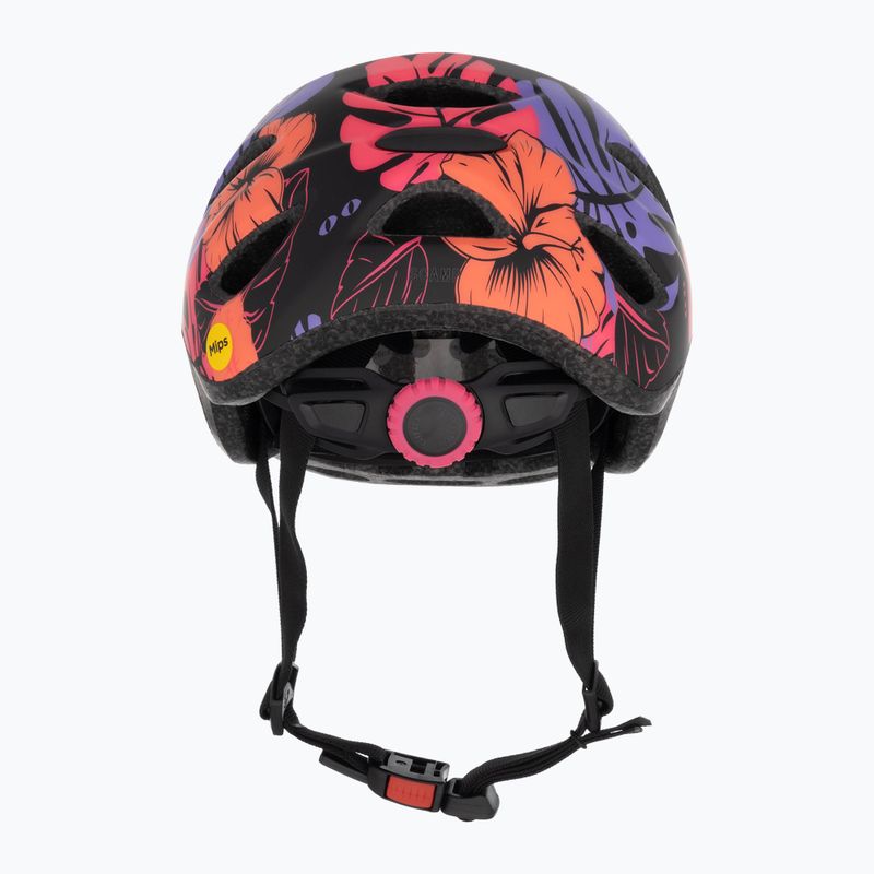 Шолом велосипедний дитячий Giro Scamp Integrated MIPS matte black floral 2