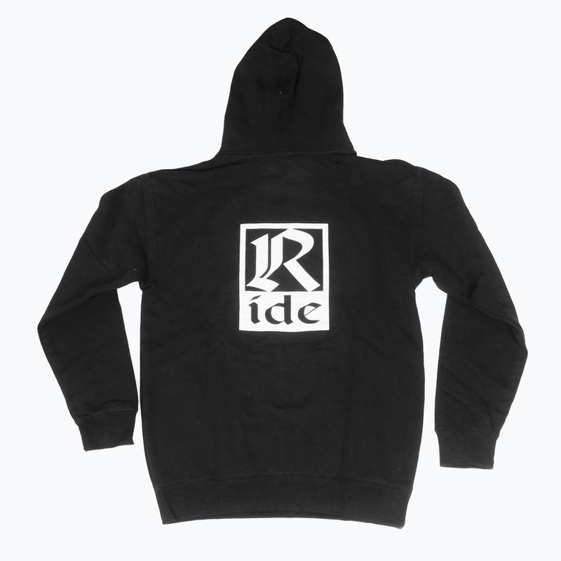 Кофта чоловіча RIDE Old English Hoody black 2