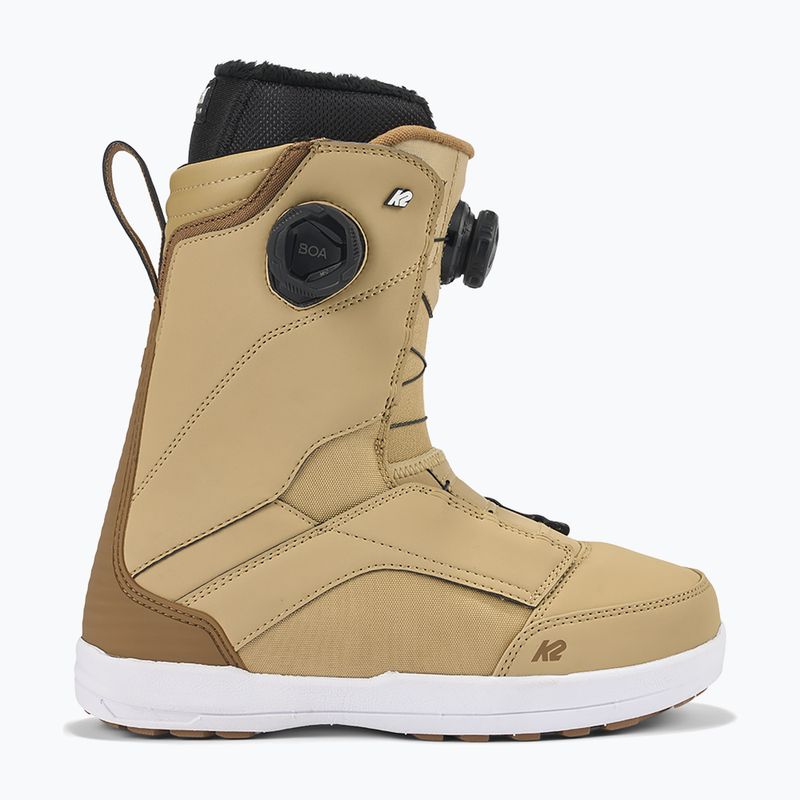 Жіночі сноубордичні черевики K2 Kinsley black tan 2
