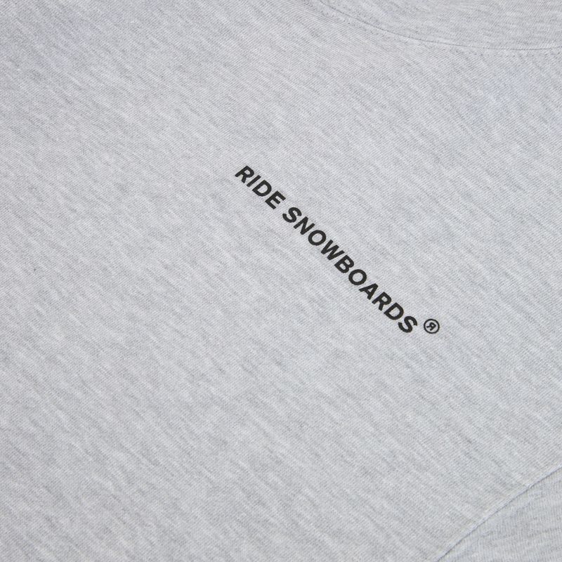 Кофта чоловіча RIDE Old English Hoody heather grey 3