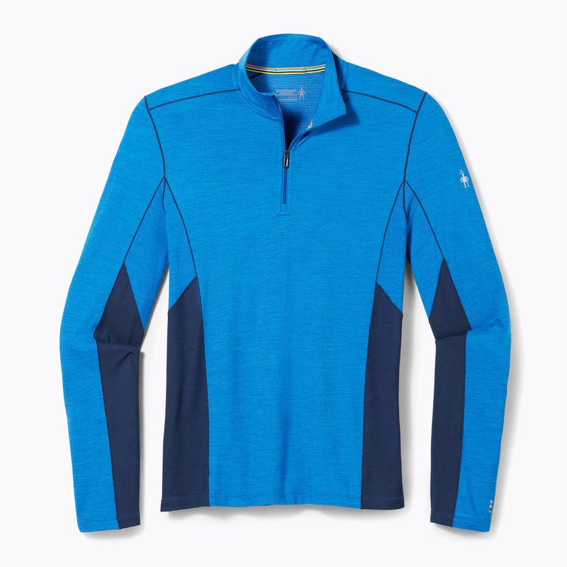 Чоловіча термоактивна кофта Smartwool Merino Sport 1/4 Zip laguna blue/deep navy 4