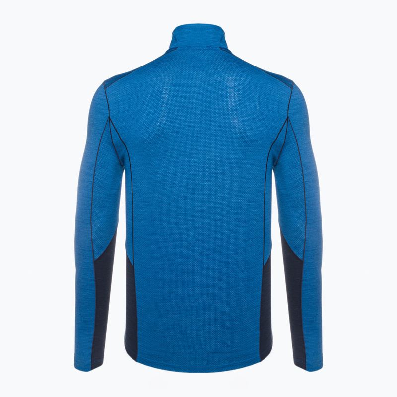 Чоловіча термоактивна кофта Smartwool Merino Sport 1/4 Zip laguna blue/deep navy 2
