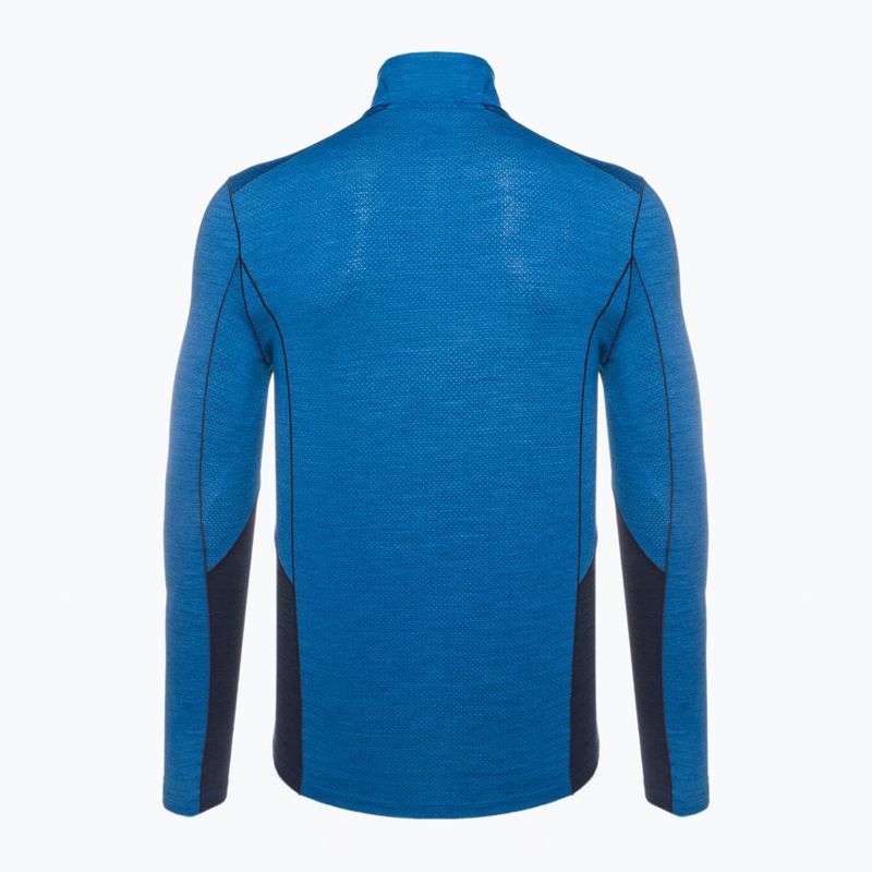 Термокофта чоловіча Smartwool Merino Sport 1/4 Zip блакитна SW011538K89 2