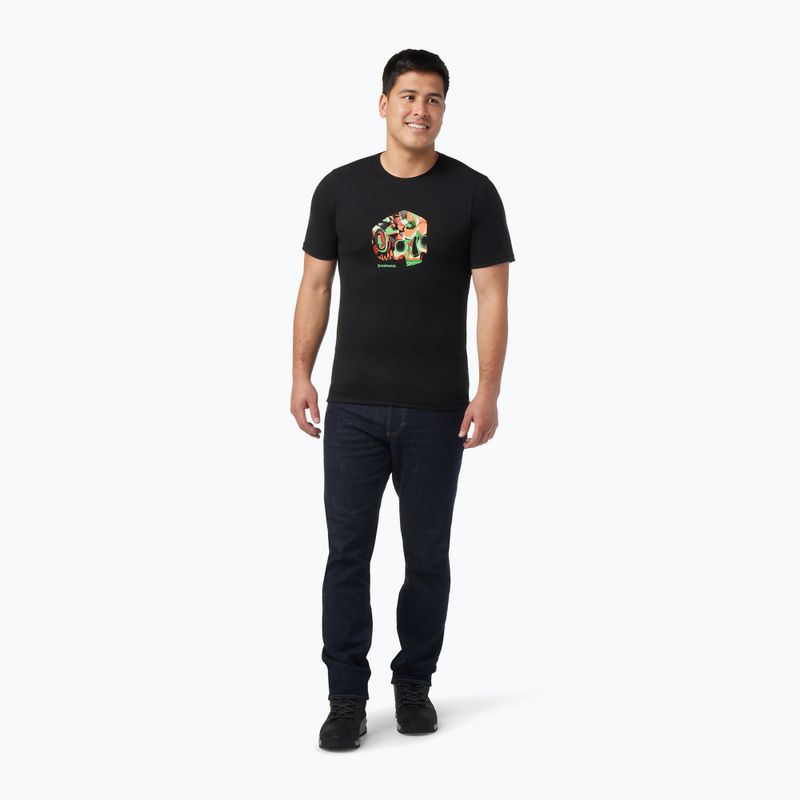 Футболка трекінгова чоловіча Smartwool Def Lyfe Graphic Tee чорна SW016679001 2