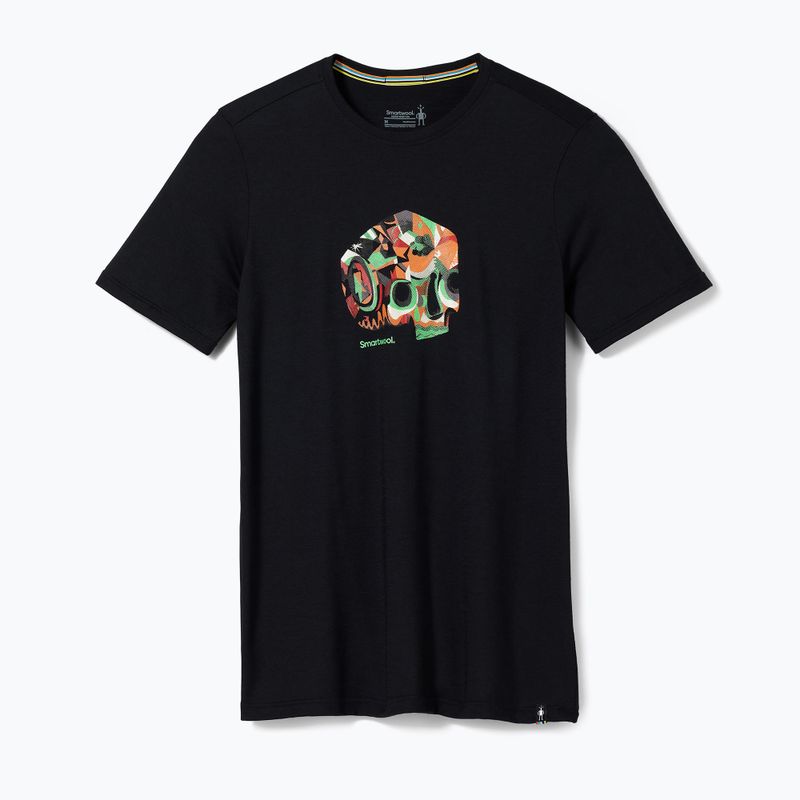 Футболка трекінгова чоловіча Smartwool Def Lyfe Graphic Tee чорна SW016679001 3