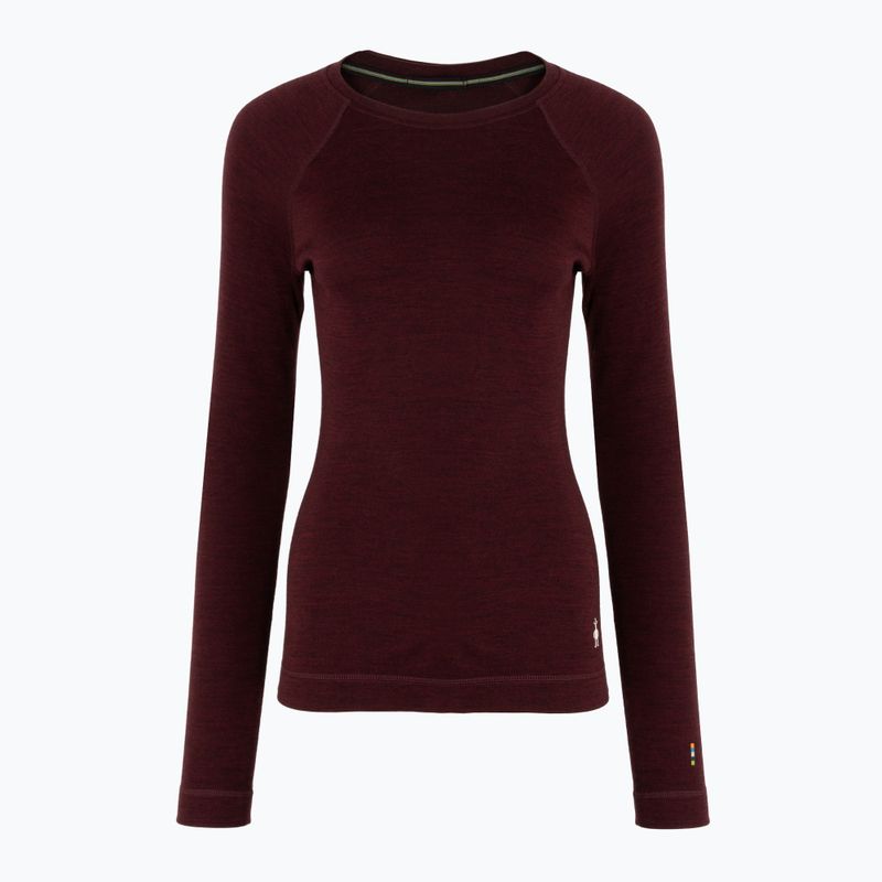 Жіноча термобілизна Smartwool Classic Thermal Merino Base Layer Crew Boxed black cherry heather thermal long sleeve