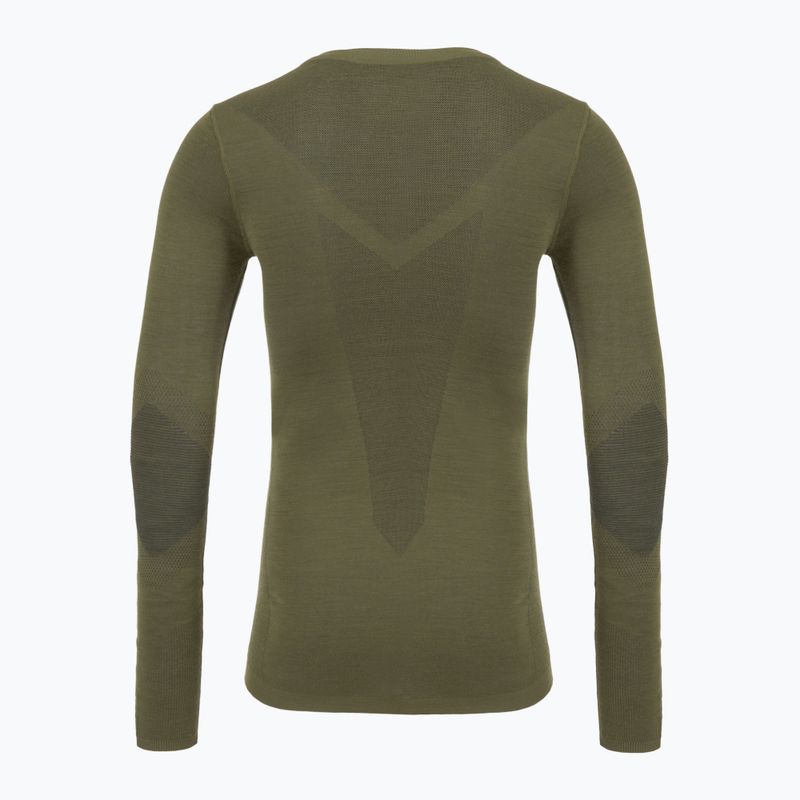 Чоловіча термоактивна кофта Smartwool Intraknit Merino 200 Crew winter moss 2