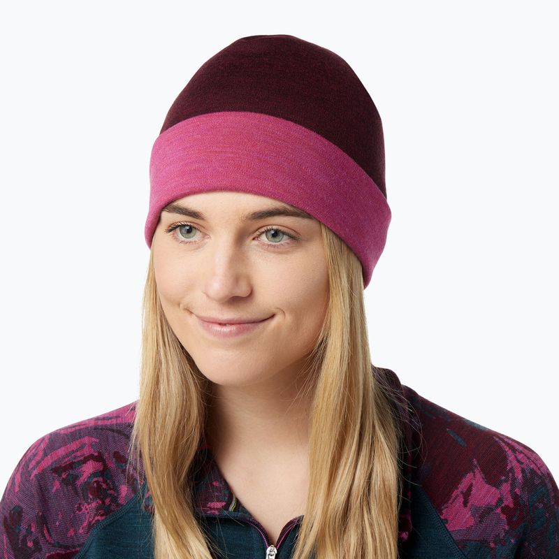 Шапка зимова Smartwool Thermal Merino Reversible Cuffed рожева SW0SW956J61 5