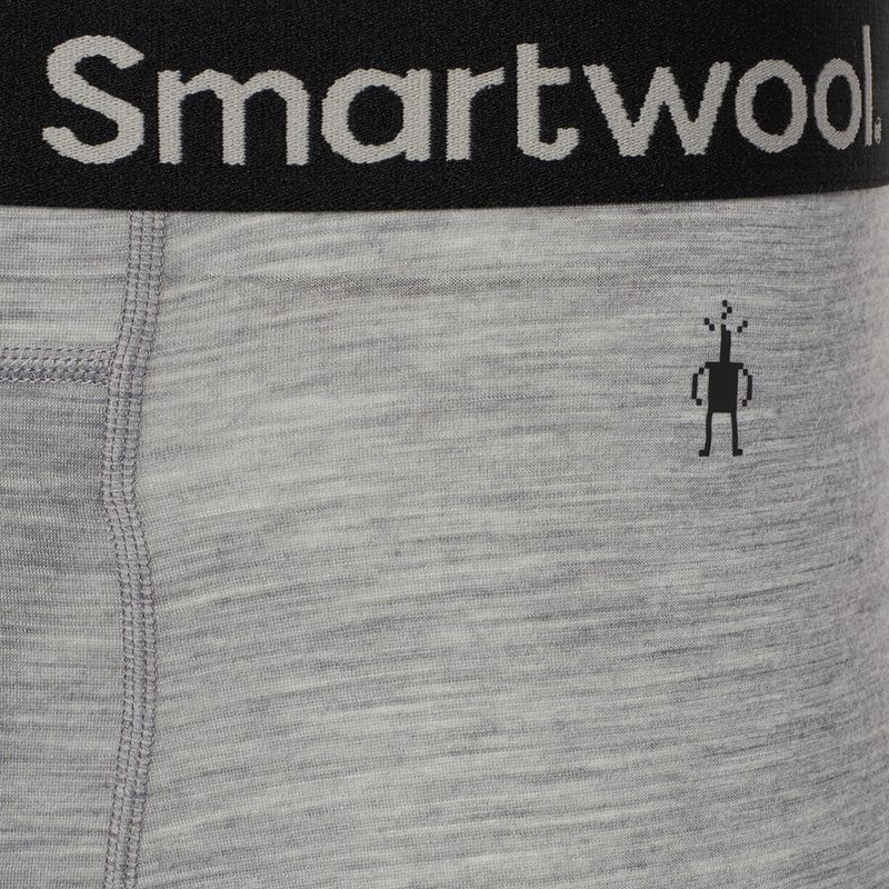 Труси термічні чоловічі Smartwool Merino Boxer Brief light gray heather 3