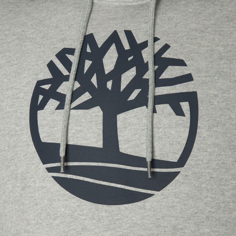 Кофта чоловіча Timberland Tree Logo Hoodie medium grey heather 3