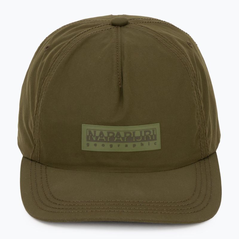 Кепка чоловіча Napapijri F-Box Logo dark olive 2