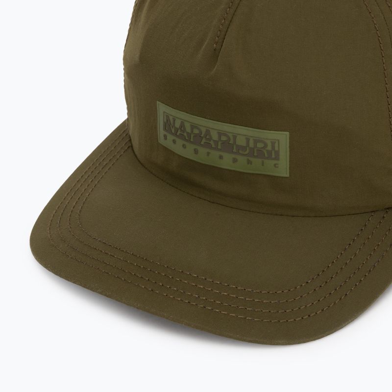 Кепка чоловіча Napapijri F-Box Logo dark olive 3