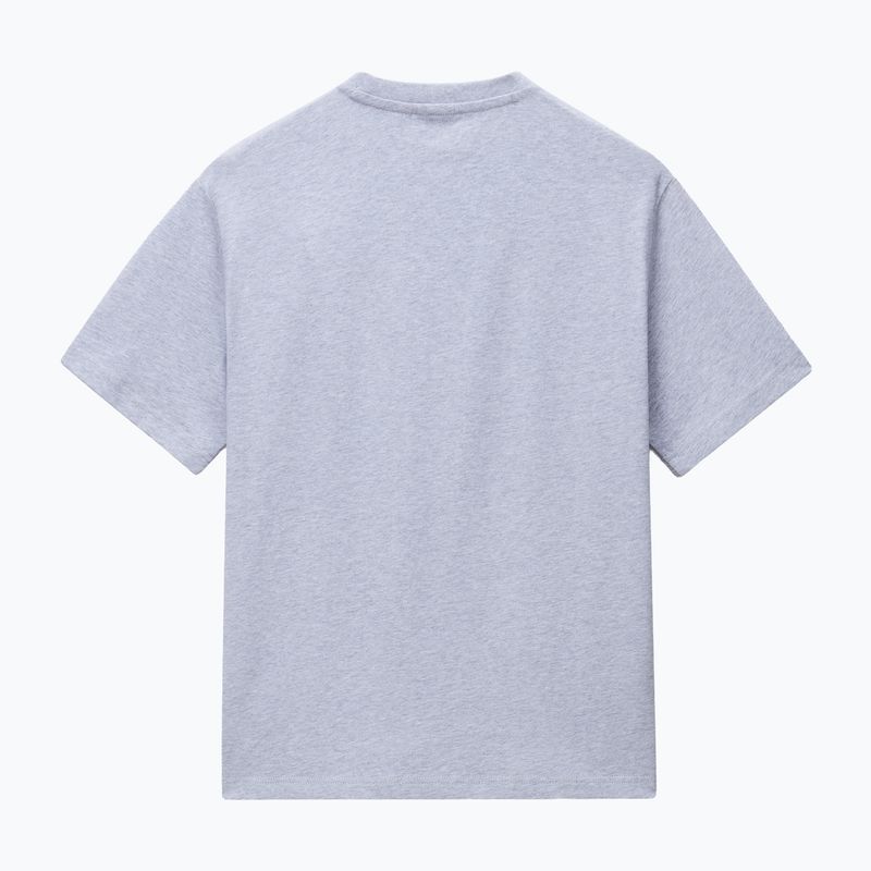 Футболка чоловіча Napapijri S-Box Logo light grey melange 5