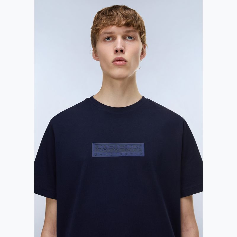 Футболка чоловіча Napapijri S-Box Logo blu marine 3
